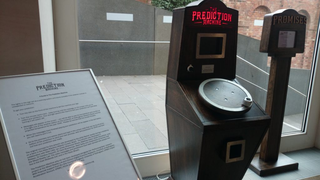 The Prediction Machine and the Promises Machine at Nottingham Contemporary 2016